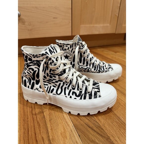 Converse Shoes - Converse Chuck Taylor Lugged High Top Platform Sneakers Women Size 8.5 Printed